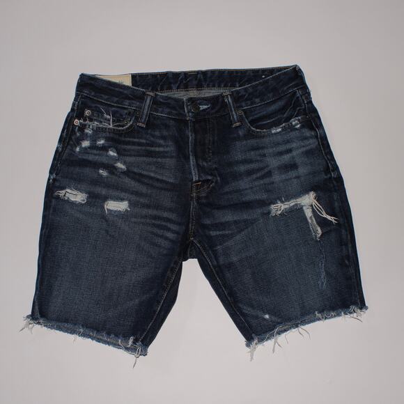 Abercrombie & Fitch Distressed Denim Jean Jorts Mens Size 30 - Picture 1 of 6